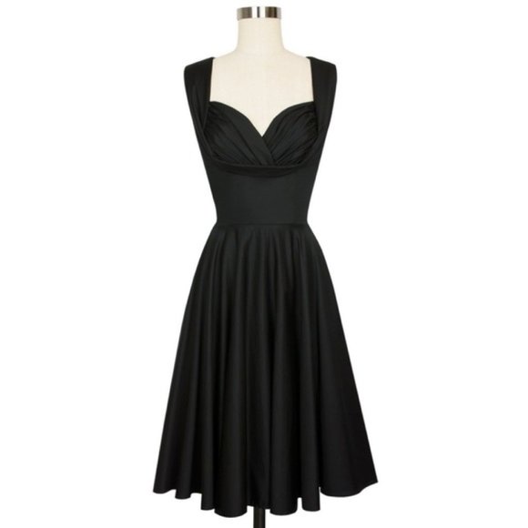 Trashy Diva Dresses & Skirts - Trashy Diva Honey Dress in Black. LBD. Retro. Goth Pinup. 10. 8.